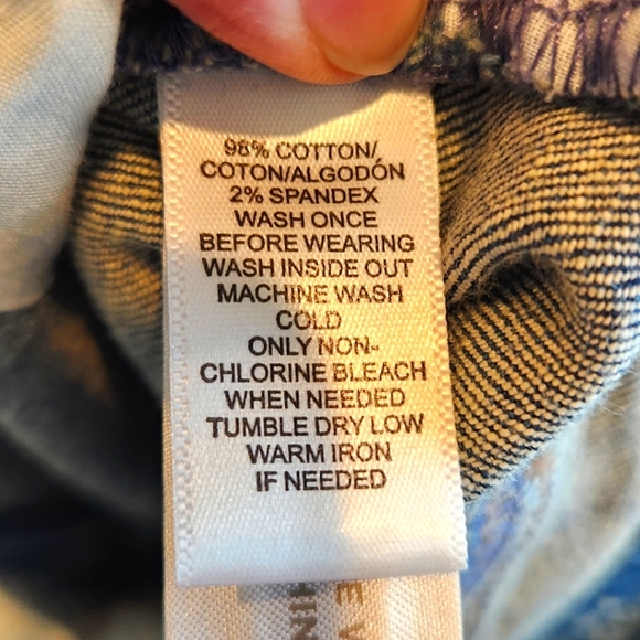 Ann Taylor Loft Modern Distressed light wash Skinny ankle jeans size 4 / 27 - Picture 5 of 9